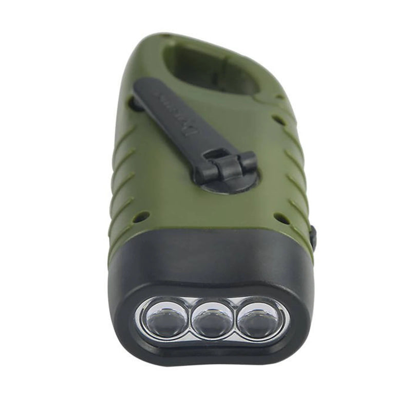 Hiking Camping Light Hand Cranked Emergency Light Rechargeable LED Torch Night Lamp